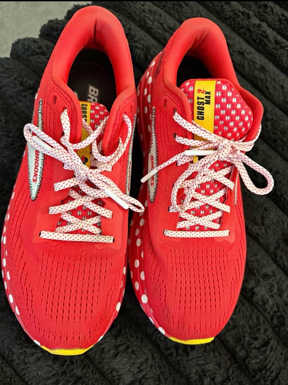 Disney Women's Red Polka Dot Running Sneakers